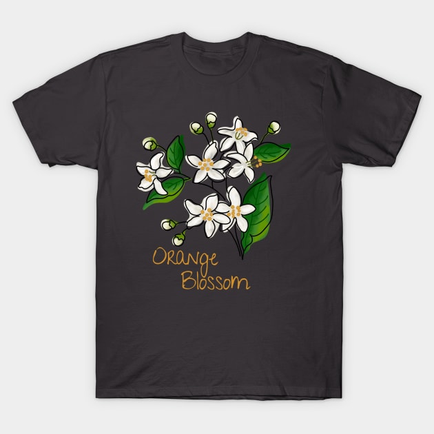 Orange Blossom T-Shirt by Slightly Unhinged